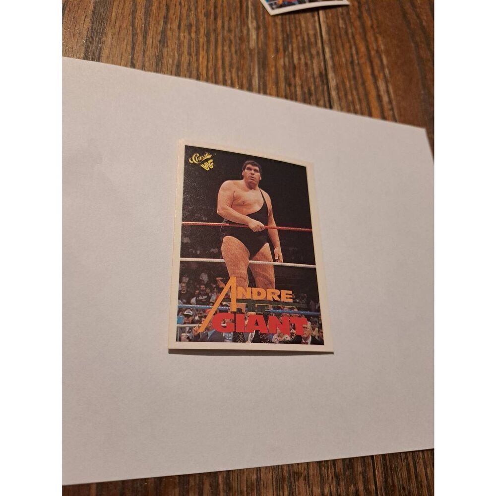 Vintage 1990 WWF Andre the Giant Classic Wrestling Trading Card 130 Titan Sports